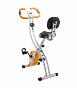Vélo d’intérieur F-Bike Ultrasport - Avec Dossier - Jaune/Blanc